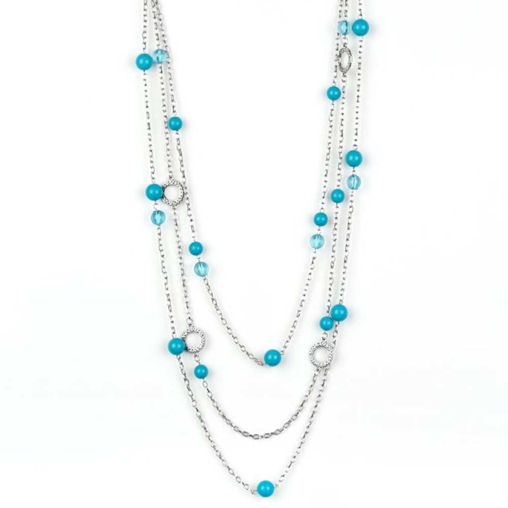 Brilliant Bliss Blue Necklace
